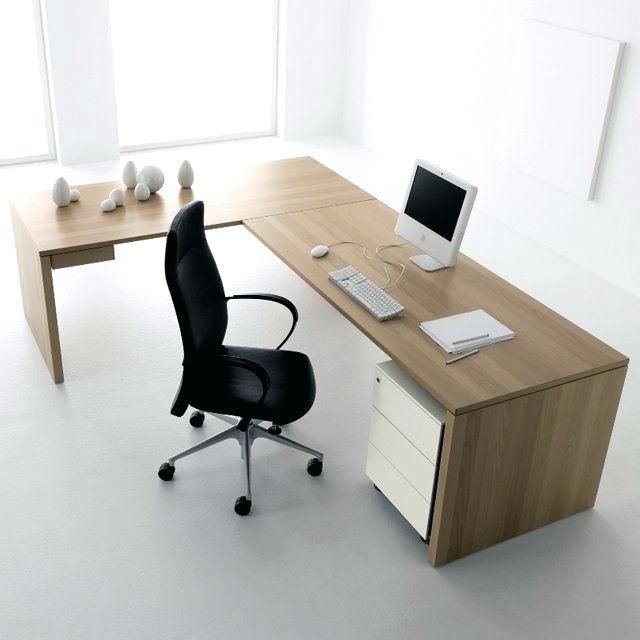L Shaped Office Desk Modern in 2020 | Furniture design mode