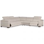Furniture Nevio 124" 5-Pc. Fabric "L" Shaped Sectional Sofa with 3 .