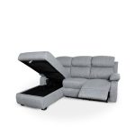 Shop Melody Recliner L-shaped Corner Sectional Sofa with Storage .