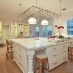 large Kitchen Island With white drawer Storage And Seating .