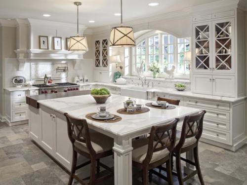 Large Kitchen Islands with Seating and Storage — Modern Desi
