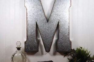 $30 Etsy. Large Metal Letter/ 20 inch Metal Letter/ Wall Decor .