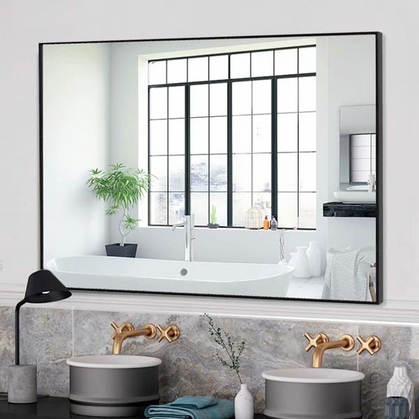 Large Rectangle Bathroom Mirror