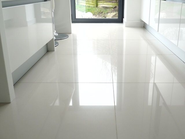 Large White Floor Tiles