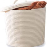 Amazon.com: Cotton Rope Storage Basket- Large Woven Baskets with .