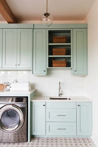 The Best Laundry Room Decorating Ideas | Blue laundry rooms .