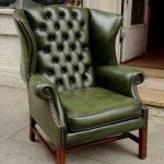 Leather Wingback Chair With Nailhead Trim – golaria.com in 2020 .