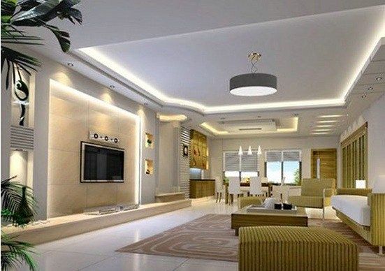 Cove Ceiling Lighting | Chandelier in living room, Ceiling lights .