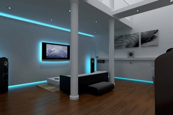 Home lighting: 25 Led lighting ideas | Led living room lights .
