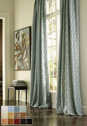 Purpose of having living room extra long curtains | Long curtains .