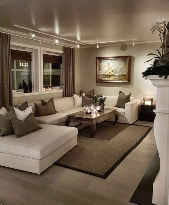 Modern living room lighting ideas in 2020 | Living room decor .