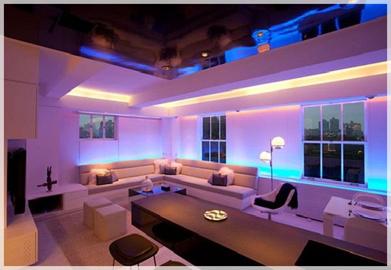 Contemporary Apartment With LED Mood Lighting | Lighting design .