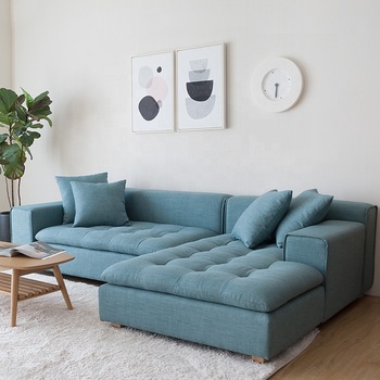 Living room furniture modern l shaped corner sofa european style .