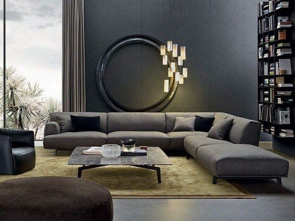 40 Gray sofa ideas – a hot trend for the living room furniture .