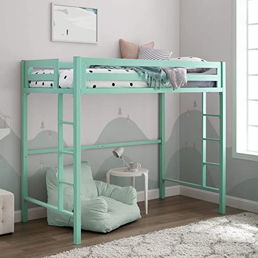 Amazon.com: Walker Edison Furniture Company Metal Twin Loft Bunk .