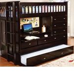 Amazon.com: Twin Loft Bed with Storage, Desk, Dresser, Trundle in .