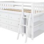 Chelsea Twin Low Loft Bed with Storage - Transitional - Kids Beds .