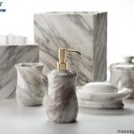 Real essence of beautiful marble bathroom accessories set Marble .