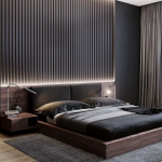 Unificar respaldo con mesas de luz y cama in 2020 | Luxury bedroom .