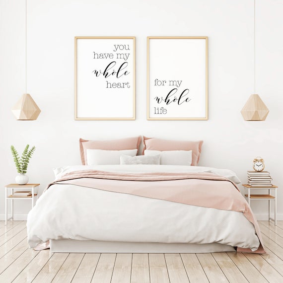 Bedroom Wall Decor Ideas Home Decor Wall Art Master Bedroom | Et