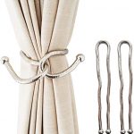 Amazon.com: KXLIFE Curtain Tiebacks Clips, Decorative Drapes .