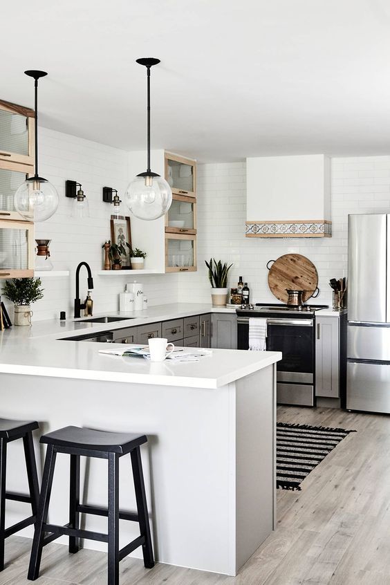 50 Amazing Mid-Century Modern Kitchen Design Ideas | Condo kitchen .
