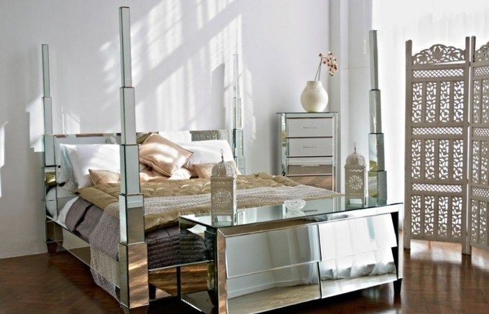 Contemporary Mirrored Furniture | Mirrored bedroom furniture .