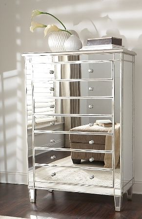 MIRRORED DRESSER |GLAM FURNITURE|MIRRORED FURNITURE | Mirrored .