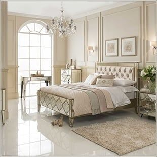 Stunning Mirrored Bedroom Furniture for Elegant Interiors .