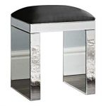 Mirrored Glass Dressing Table Stool | Shabby chic table and chairs .