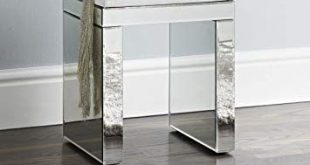 Mirrored Glass Dressing Table Stool | Dressing table with stool .