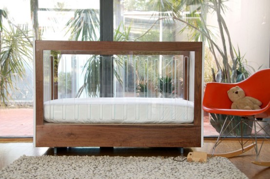 Modern Nursery Furniture Set with Original Crib - ROH Collection .