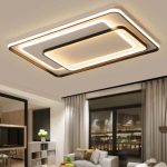 China Design Modern Living Room Square Flat LED Ceiling Light .