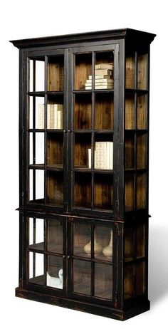 116 Best Bookshelf images | Bookcase, Bookcase with glass doors .