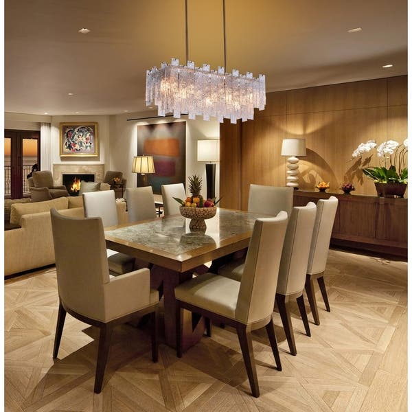 Shop Rectangular Crystal modern contemporary mid-century Dining .