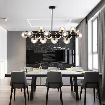 16 heads Dining Room chandelier modern LED glass ball DNA molecule .