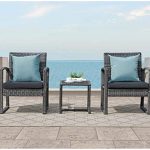 Amazon.com: Patiorama 3 Pieces Outdoor Patio Furniture Set .