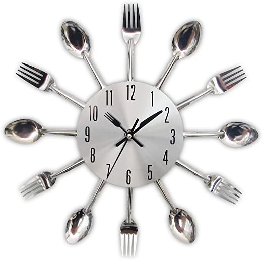 Amazon.com: Timelike Kitchen Wall Clock, 3D Removable Modern .
