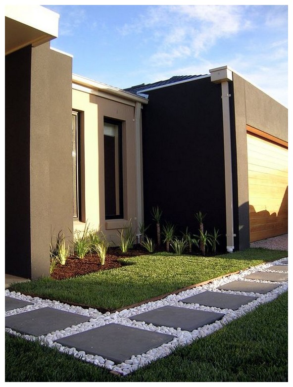 46 popular modern front yard landscaping ideas 37 ~ vidur.n