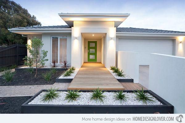 15 Modern Front Yard Landscape Ideas | Modern landscape design .