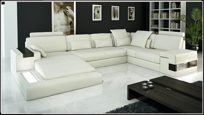 Modern Italian Leather Sectional Sofa CP-16