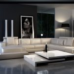 Ultra Modern Leather Sectional Sofa CP-23