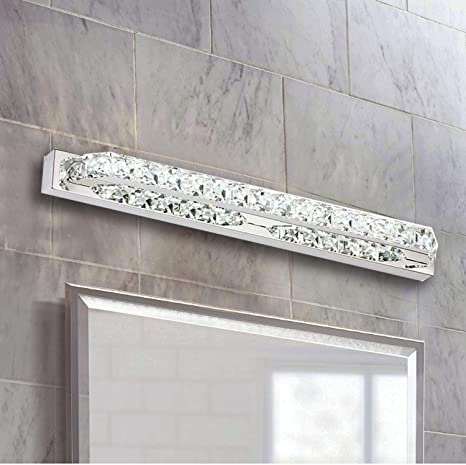 Ganeed Crystal Vanity Lights, 22 inch 14W LED Bathroom Vanity .