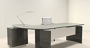 Amazon.com: 2pc Modern Contemporary L Shape Executive Office Desk .