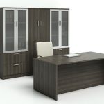 Commercial desk and storage set - MODERN - Office Furniture Gro