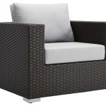 Modern Outdoor Lounge Chair Armchair, Sunbrella Rattan Wicker .