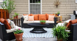 Patio Decorating Ideas: A Modern Chic Patio Refresh - The Home Dep