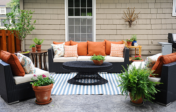 Patio Decorating Ideas: A Modern Chic Patio Refresh - The Home Dep