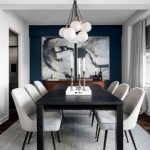 modern small dining room decor ideas Example of a small trendy .