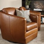 Ford Leather Swivel Chairs - Modern Accent & Lounge Chairs .